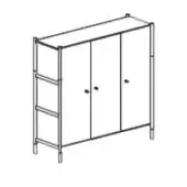 2BE Cabinet – Size B, Tall