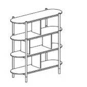 2BE Bookcase - Size A, Tall