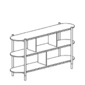 2BE Bookcase - Size B, Low