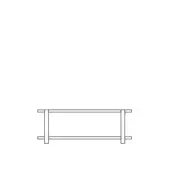 Size A - 2 Shelves