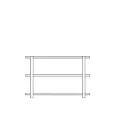 Size B - 3 Shelves