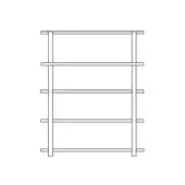 Size C - 5 Shelves