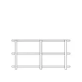 Size E - 3 Shelves