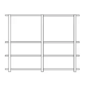 Size I - 4 Shelves