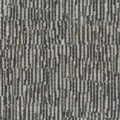 Woven fabric texture, gray and beige tones, vertical staggered rectangles, neutral color variation, granular surface, contemporary design.