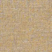 Mustard yellow upholstery fabric with dense, irregular weave and subtle rust-brown & gray-beige threads; labeled “mariani m039”.