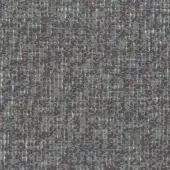 Mariani fabric sample, charcoal gray and teal woven texture, dense irregular pattern with product code m039 visible.
