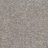 Woven fabric texture, muted gray tone, heathered and speckled pattern with irregular bouclé-like weave and visible "mariani" label.