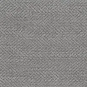 Gray woven fabric texture with repeating geometric pattern, displaying horizontal and vertical threads and a slightly raised surface.