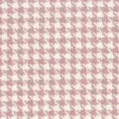 Mariani Mamba fabric swatch, blush pink and off-white floral pattern, diagonal grid with woven nubby texture.
