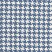 Mariani Mamba fabric sample, woven blue-gray and off-white quatrefoil pattern, dense texture, from the s mamba 160 collection.