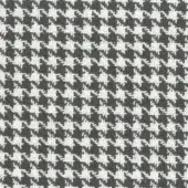 Houndstooth textile pattern in grayscale, featuring diamond motifs and a looped texture; Mariani “s mamba 180” fabric.