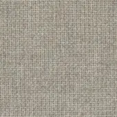 Woven fabric sample, beige and light gray, textured grid pattern with heathered effect and visible knots; Mariani brand label present.