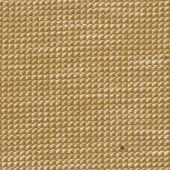 Mustard yellow fabric sample displaying a plain weave with heathered texture and dark flecks, presenting a matte, durable appearance.