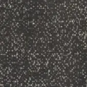 Mariani Camilla fabric sample, dark charcoal gray woven textile with off-white flecks, dense matte texture, subtle vertical ribbing.