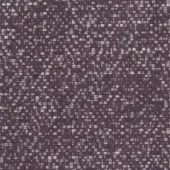 Mariani Camilla fabric texture, muted plum woven tweed with speckled cream threads, dense matte construction, textile sample closeup.