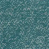 Woven teal fabric with repeating cream dots, tight structured weave, Mariani Camilla textile sample, durable upholstery material.