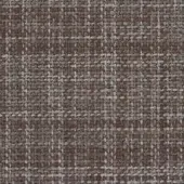 Gunnar fabric texture displaying an irregular weave of brown, taupe, off-white, and rust threads with a dense, matte, nubby surface.