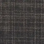 Woven fabric texture, heathered gray-brown-beige tones, irregular pattern with horizontal & vertical threads, matte finish, Gunnar textile sample.