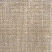 Beige and tan woven fabric texture displays a dense, irregular grid pattern with dark flecks and a matte finish.