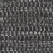 Kos fabric sample, dark gray woven textile, vertical silver threads, dense linear pattern, neutral tone, Mariani T Kos collection.