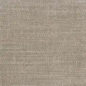 Mariani Lucrezia fabric sample, muted taupe heathered weave, dense grid pattern, matte finish, textile detail with text integration.