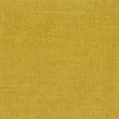 Mustard yellow woven fabric texture with a dense, uniform grain and matte finish; label reads "mariani > fabric > lucrezia > t lucrezia 23".