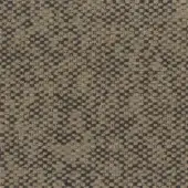 Woven fabric sample with olive green and charcoal gray grid pattern, dense texture, and subtle raised surface; manufacturer code m015 visible.