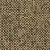 Woven fabric sample with muted gold and dark charcoal grid pattern, dense texture, and subtle tonal variations; label reads "mariani m015".