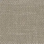 Herringbone fabric texture in muted taupe and off-white tones, dense weave with matte finish, labeled “Mylos” from Mariani collection.