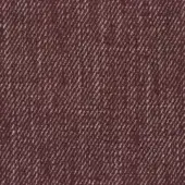 Burgundy fabric sample with diagonal dot texture, woven appearance, and cream-colored raised dots; studio shot displaying material quality.