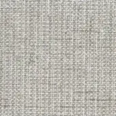 Beige fabric sample with heathered texture, woven from gray, taupe, and silver yarns in a dense, multi-directional pattern; label reads "mariani tofee."