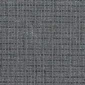 Mariani T Tofee fabric texture, gray heathered weave with blue-gray threads, structured grid pattern, matte finish, durable textile.