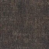 Dark brown twill fabric with heathered texture, featuring tan and red flecks, dense weave, matte finish, labeled “mariani trieste” textile.