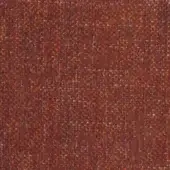 Trieste fabric sample, reddish-brown woven textile, heathered with orange and beige threads, coarse texture, natural fiber appearance.
