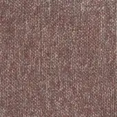 Woven fabric texture, reddish-brown and gray, dense granular weave with matte finish; Mariani Trieste 60 fabric sample label visible.