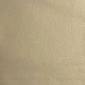 Leather texture sample, light beige with warm undertones, displaying a dense irregular grain and matte finish.