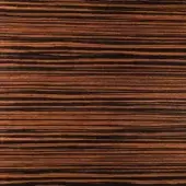 Wood texture with horizontal lines in reddish-brown and black tones, polished finish, identified as “mariani tipo ebano” veneer.