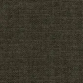 Olive green fabric sample with a dense, irregular weave and matte finish; label reads “acerbis fabrics anima r637 col 30”.