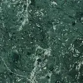 Alpi green marble texture sample, matt finish, dense swirling pattern with creamy white veins, natural stone surface.