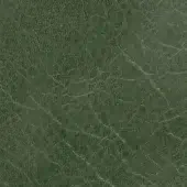 Dark green full-grain leather texture with irregular cracks, mottled surface, matte finish, and taut areas between patterns.