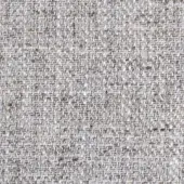 Light gray tweed fabric texture, dense weave with beige and gold shimmer, Arketipo Bugsy collection code 110630003481, structured surface.