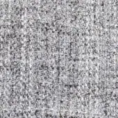 Indoor fabric sample, light gray tweed, dense irregular weave with speckled texture and off-white flecks; Arketipo “Bugsy” 110630003491.