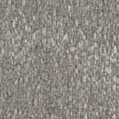 Dense gray woven fabric texture with a nubby surface and visible fibers, displaying a matte finish and tight, compact weave pattern.
