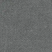 Dense gray fabric texture with irregular bumps, presenting a granular and uniformly colored surface under even studio lighting.