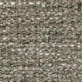 Woven fabric texture, gray and beige heathered blend with blue undertones, dense nubby weave with horizontal and vertical fiber grid.