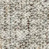 Woven fabric texture, off-white and gray-blue heathered blend, tight nubby construction with visible vertical and horizontal yarns.