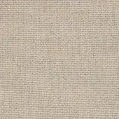 Beige woven fabric texture displaying a grid pattern with light cream and sandy tones, featuring a dense, matte surface.