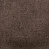 Medium brown fabric texture with short, dense pile and a matte finish, displaying a uniform woven pattern and subtle tonal variations.