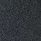Dark gray pebble grain leather texture sample against white, matte finish, with visible surface bumps and partial label reading “arketipo > leather.”